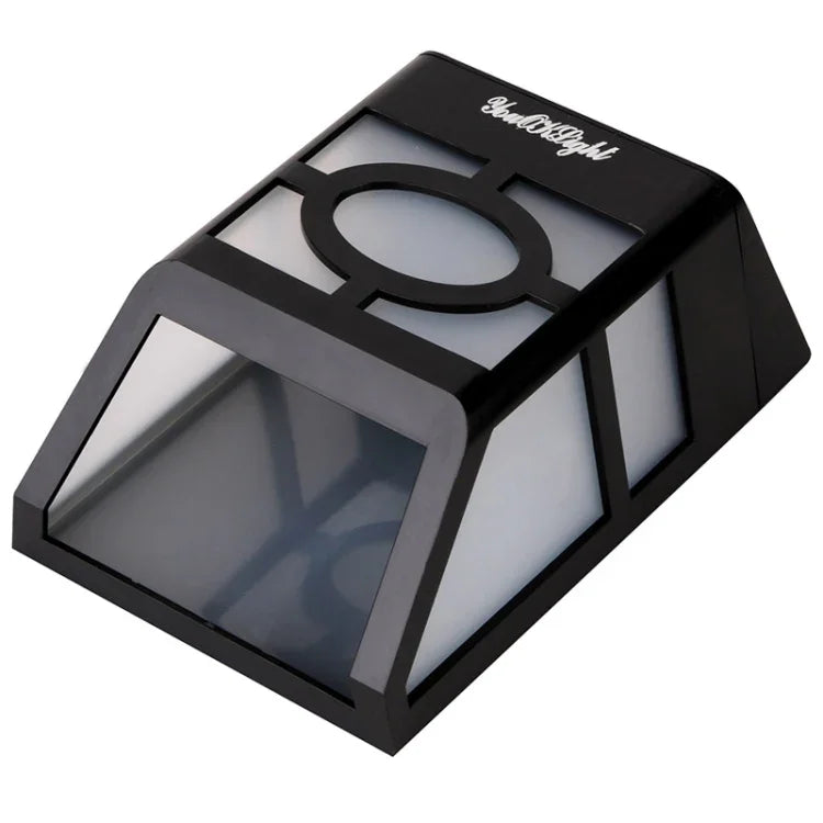 2 Lampes LED solaires murales pour clôture, S-LED-3090W, S-LED-3090WW