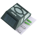 2 Lampes LED solaires murales pour clôture, S-LED-3090W, S-LED-3090WW