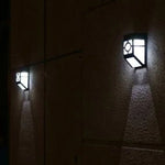 2 Lampes LED solaires murales pour clôture, S-LED-3090W, S-LED-3090WW