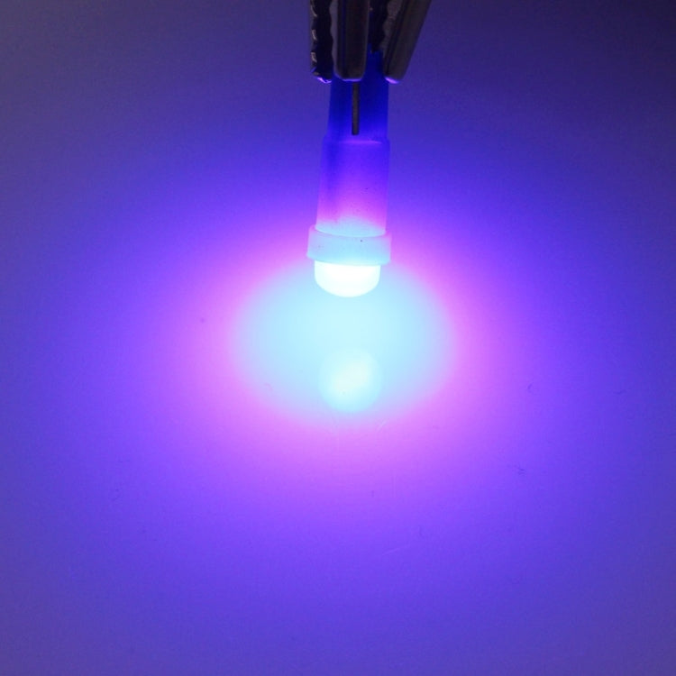 5 PCS T5 0.5W 20LM 1 LED COB LED Instrument Light Bulb Dashboard Light for Vehicles, DC 12V