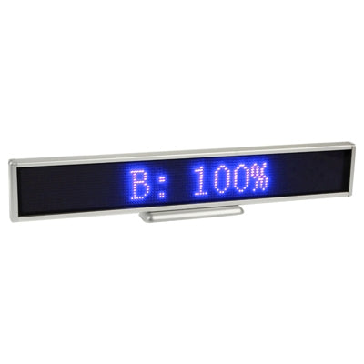 Résolution d'Écran : 128 x 16 Pixels, Longueur : 41cm, 黄光, Bleu, Vert