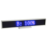 Display Resolution: 128 x 16 Pixels, Length: 41cm, Blue, Green, 黄光