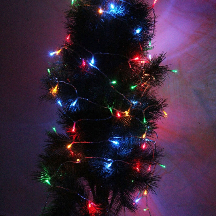 Pour une fête de Noël, 80 LED, lumière RVB, alimenté par pile