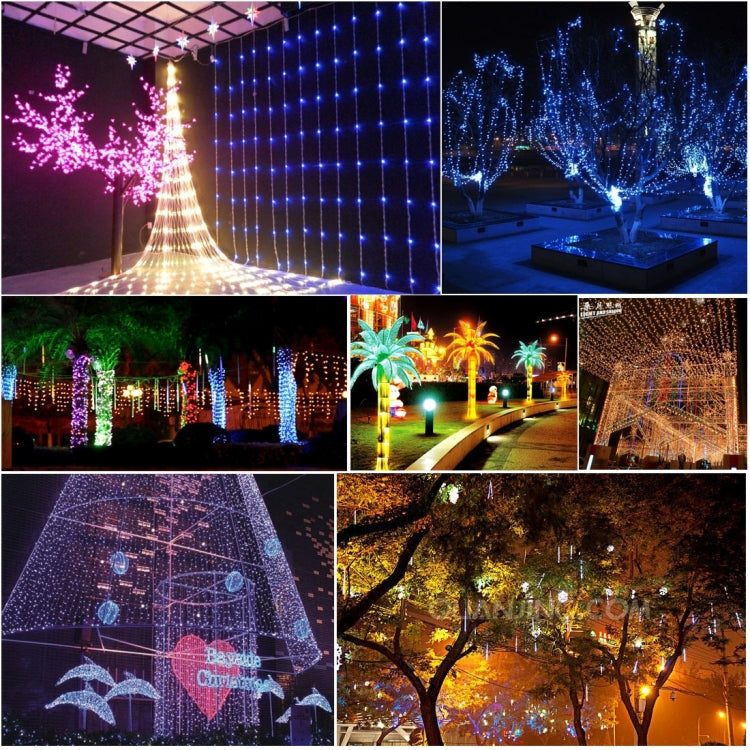 Pour fête de Noël, 50 LED, lumière RVB, alimenté par batterie