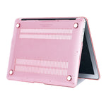 Pour coque rigide de protection pour ordinateur portable MacBook Air 13,3 pouces A1466 2012-2017 / A1369 2010-2012, Gris, Rose