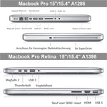 Coque de protection rigide givrée pour Macbook Pro 15,4 pouces, S-MAC-0024A, S-MAC-0024B, S-MAC-0024C, S-MAC-0024D, S-MAC-0024E, S-MAC-0024F, S-MAC-0024G, S-MAC-0024H