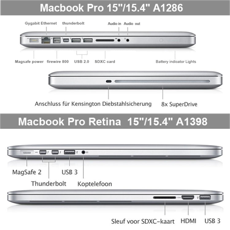 Coque de protection rigide givrée pour Macbook Pro 15,4 pouces, S-MAC-0024A, S-MAC-0024B, S-MAC-0024C, S-MAC-0024D, S-MAC-0024E, S-MAC-0024F, S-MAC-0024G, S-MAC-0024H