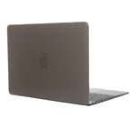 Coque de protection rigide en cristal coloré et transparent pour Macbook 12 pouces