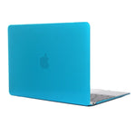 Coque de protection rigide en cristal coloré et transparent pour Macbook 12 pouces