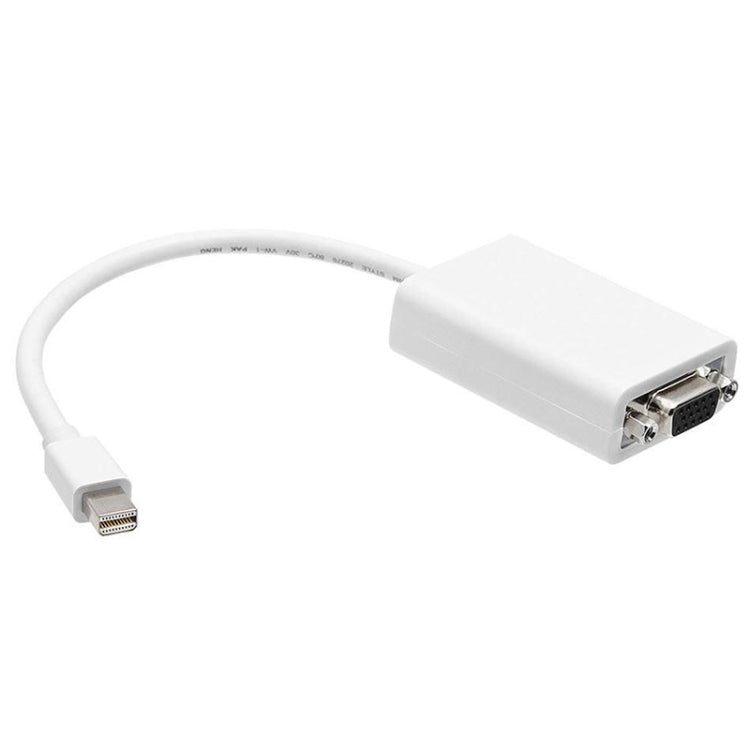 Adaptateur Mini Display vers VGA 15 Broches Femelle pour Apple, Mini DP vers VGA 15 Broches