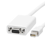 Adaptateur Mini Display vers VGA 15 Broches Femelle pour Apple, Mini DP vers VGA 15 Broches