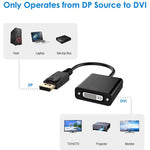 Adaptateur DisplayPort Mâle vers DVI 24+5 Femelle, Longueur du Câble : 12cm, DP Mâle vers DVI 24+5 Femelle