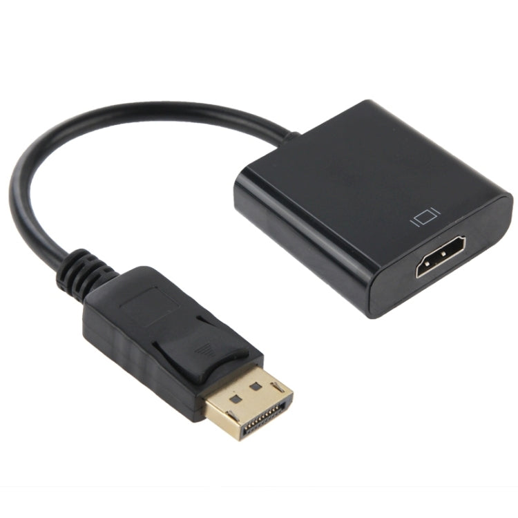 Adaptateur Câble Vidéo DisplayPort Mâle vers HDMI Femelle, Longueur : 15cm, DP Mâle vers HDMI Femelle (Plaqué Or)