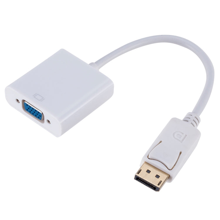 Convertisseur DisplayPort mâle vers VGA femelle, longueur : 20cm, DP mâle vers VGA femelle 20cm blanc, DP mâle vers VGA femelle noir