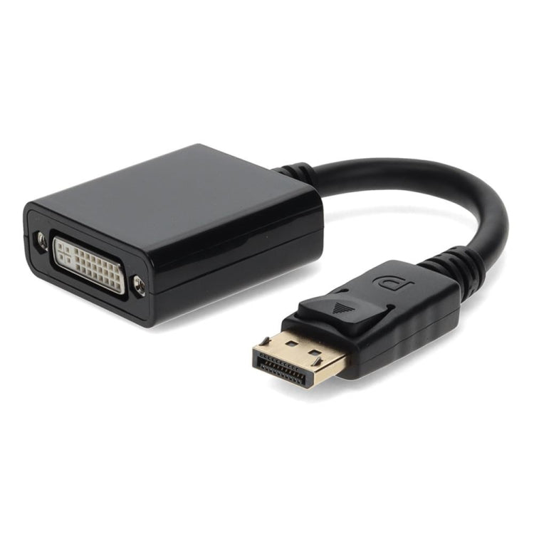 Câble adaptateur DisplayPort mâle vers DVI 24+1 femelle, longueur : 20cm, DP mâle vers DVI 24+1 femelle