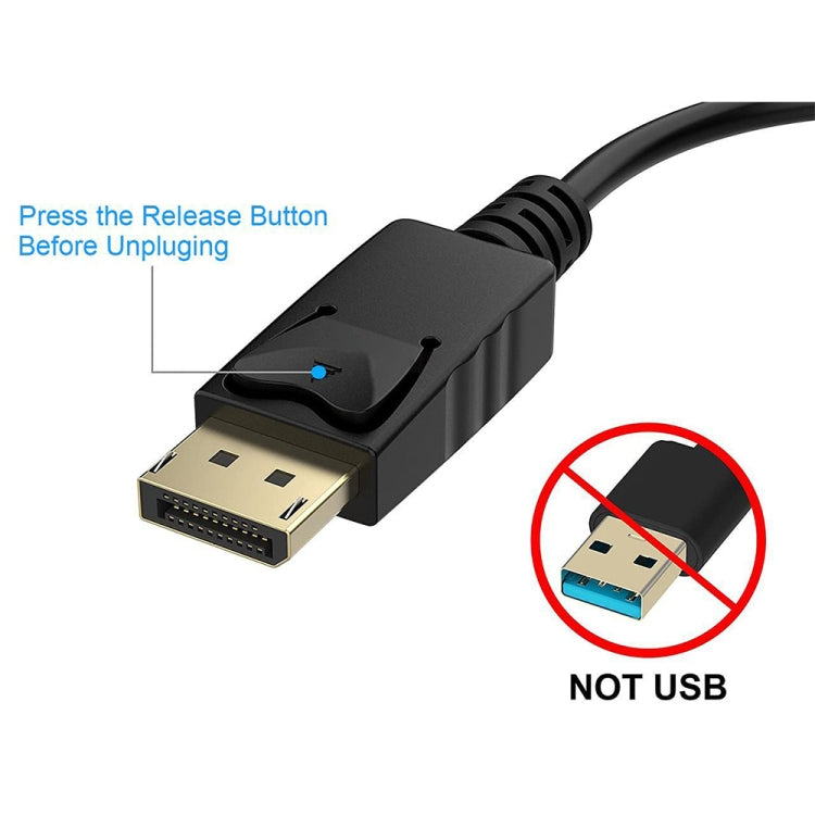 Câble adaptateur DisplayPort mâle vers DVI 24+1 femelle, longueur : 20cm, DP mâle vers DVI 24+1 femelle