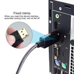 Câble adaptateur DisplayPort mâle vers HDMI mâle, longueur : 1,8m, DP vers HDMI mâle blanc, DP vers HDMI mâle (plaqué or)