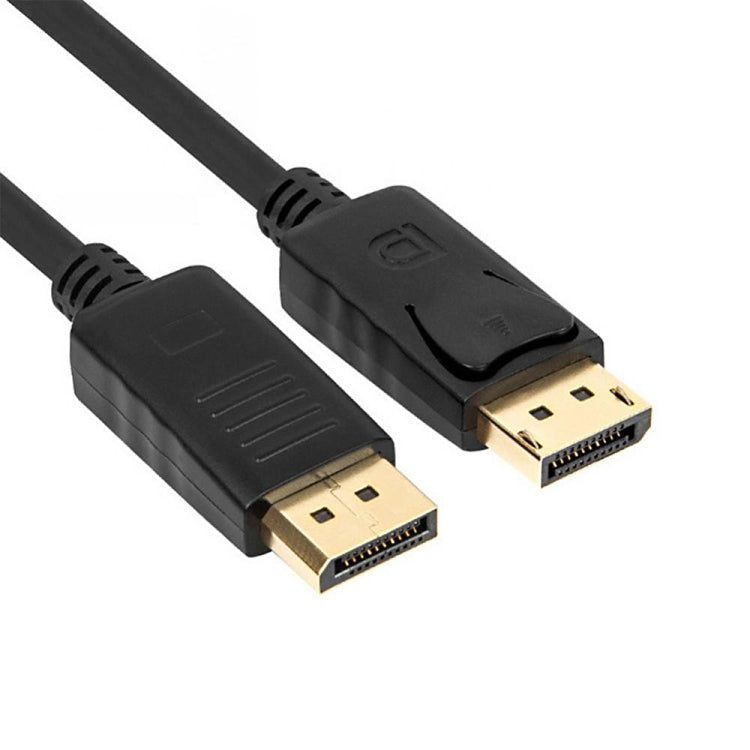 Câble DisplayPort mâle vers DisplayPort mâle, longueur : 1,8m, DP vers DP mâle (plaqué or)