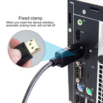 Câble DisplayPort mâle vers DisplayPort mâle, longueur : 1,8m, DP vers DP mâle (plaqué or)