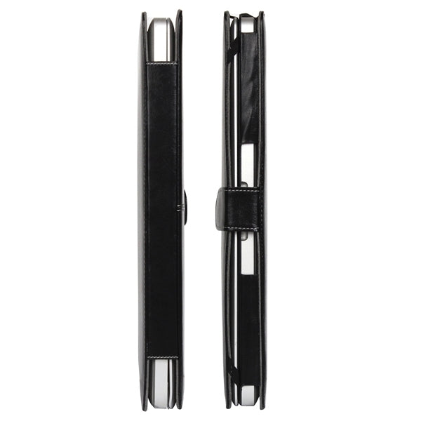 Housse en cuir pour ordinateur portable avec bouton-pression pour MacBook Pro 13,3 pouces
