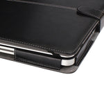 Housse en cuir pour ordinateur portable avec bouton-pression pour MacBook Pro 13,3 pouces