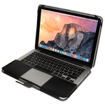 Housse en cuir pour MacBook Pro Retina 13,3 pouces avec bouton-pression