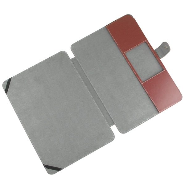 Étui en cuir pour ordinateur portable avec fermeture à bouton-pression pour MacBook Pro Retina 15,4 pouces