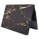 Décalcomanies d'eau pour ordinateur portable Apple à motifs de marbre, étui de protection PC pour Macbook Pro 13,3 pouces, S-MBC-0124A, S-MBC-0124B, S-MBC-0124C, S-MBC-0124D, S-MBC-0124E