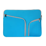 Sacoche d'ordinateur portable double poche zippée pour Macbook Air 11,6 pouces