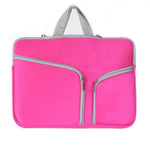 Sacoche d'ordinateur portable double poche zippée pour Macbook Air 11,6 pouces