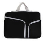 Sac à main à double poche zippée pour ordinateur portable Macbook Air 13 pouces