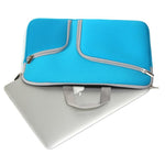 Sac à main à double poche zippée pour ordinateur portable Macbook Air 13 pouces