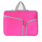 Sac à main à double poche zippée pour ordinateur portable Macbook Air 13 pouces