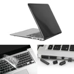 ENKAY pour Macbook Air 11,6 pouces (version US) / A1370 / A1465 Étui de protection rigide en plastique transparent 3 en 1 Hat-Prince avec protection de clavier et bouchon anti-poussière pour ports