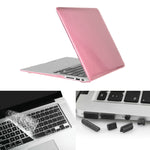 ENKAY pour Macbook Air 11,6 pouces (version US) / A1370 / A1465 Étui de protection rigide en plastique transparent 3 en 1 Hat-Prince avec protection de clavier et bouchon anti-poussière pour ports
