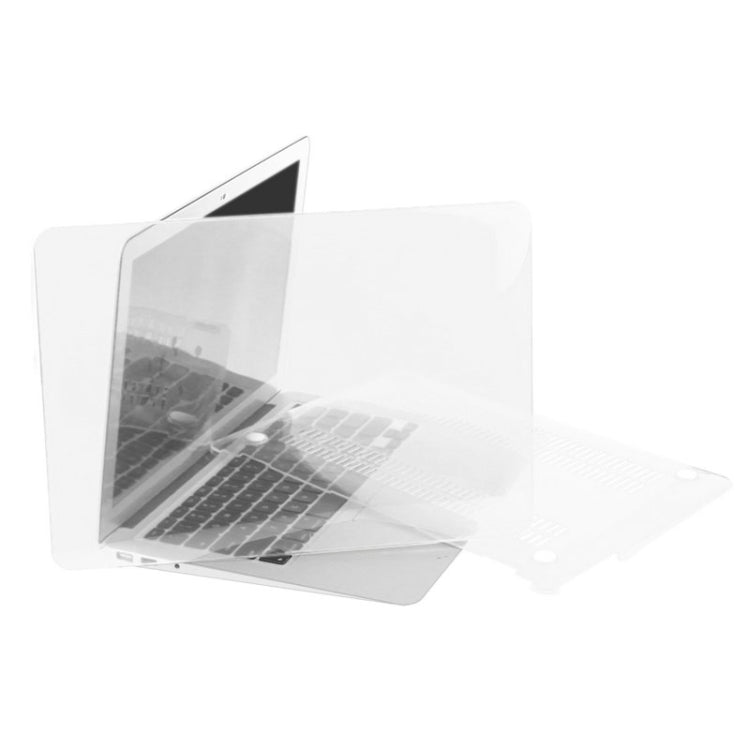 ENKAY pour Macbook Air 11,6 pouces (version US) / A1370 / A1465 Étui de protection rigide en plastique transparent 3 en 1 Hat-Prince avec protection de clavier et bouchon anti-poussière pour ports
