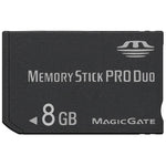 Carte Memory Stick Pro Duo 8 Go (capacité réelle à 100 %), 8 Go