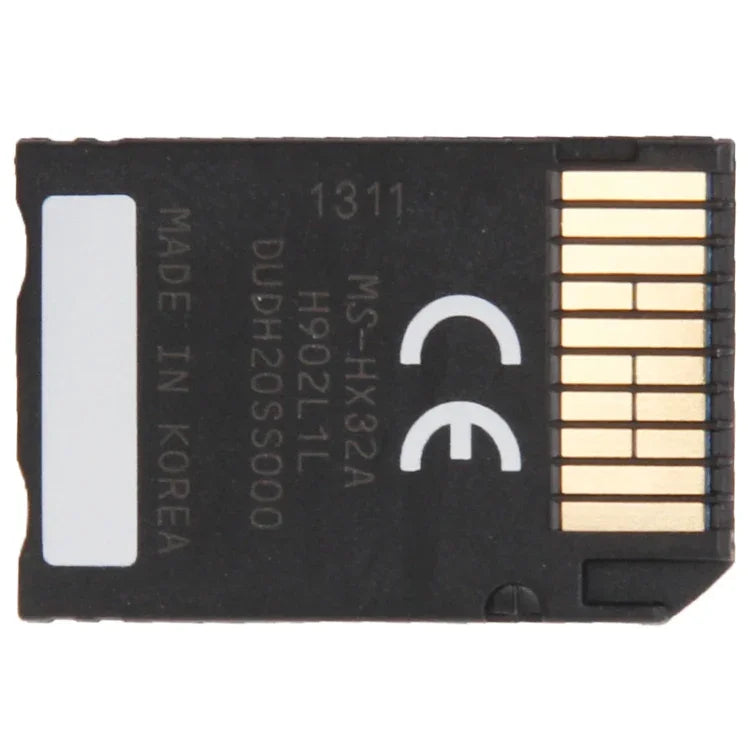 Carte mémoire Memory Stick Pro Duo HX 32 Go - Haute vitesse 30 Mo/s, pour PlayStation Portable (capacité réelle à 100 %), 32 Go