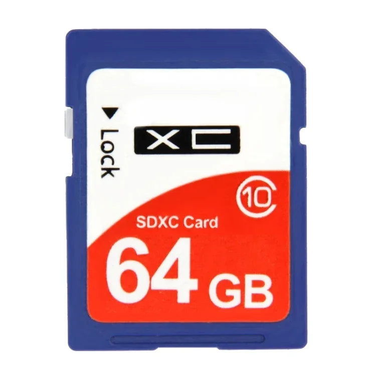 Carte mémoire SDHC 64 Go haute vitesse classe 10 pour appareil photo (capacité réelle à 100 %), 64 Go