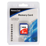 Carte mémoire SDHC 8GB haute vitesse classe 10 pour appareil photo (capacité réelle 100 %), 8GB