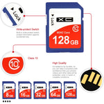 Carte mémoire SDHC 8GB haute vitesse classe 10 pour appareil photo (capacité réelle 100 %), 8GB