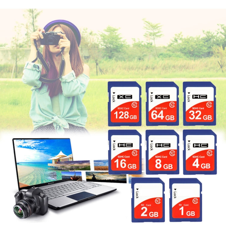 Carte mémoire SDHC 8GB haute vitesse classe 10 pour appareil photo (capacité réelle 100 %), 8GB