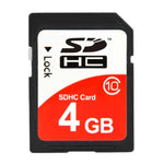 Carte mémoire SDHC haute vitesse de classe 10 de 4 Go (capacité réelle à 100 %), 4 Go