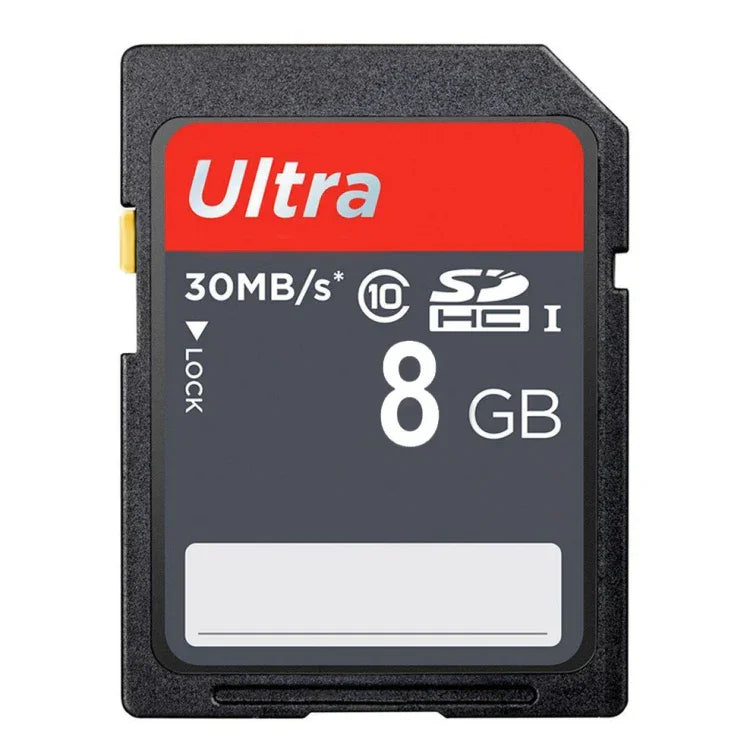 Carte mémoire SDHC 8 Go ultra haute vitesse classe 10 pour appareil photo (capacité réelle à 100 %), 8 Go