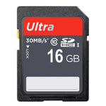 Carte mémoire SDHC 16 Go ultra haute vitesse classe 10 pour appareil photo (capacité réelle à 100 %), 16 Go
