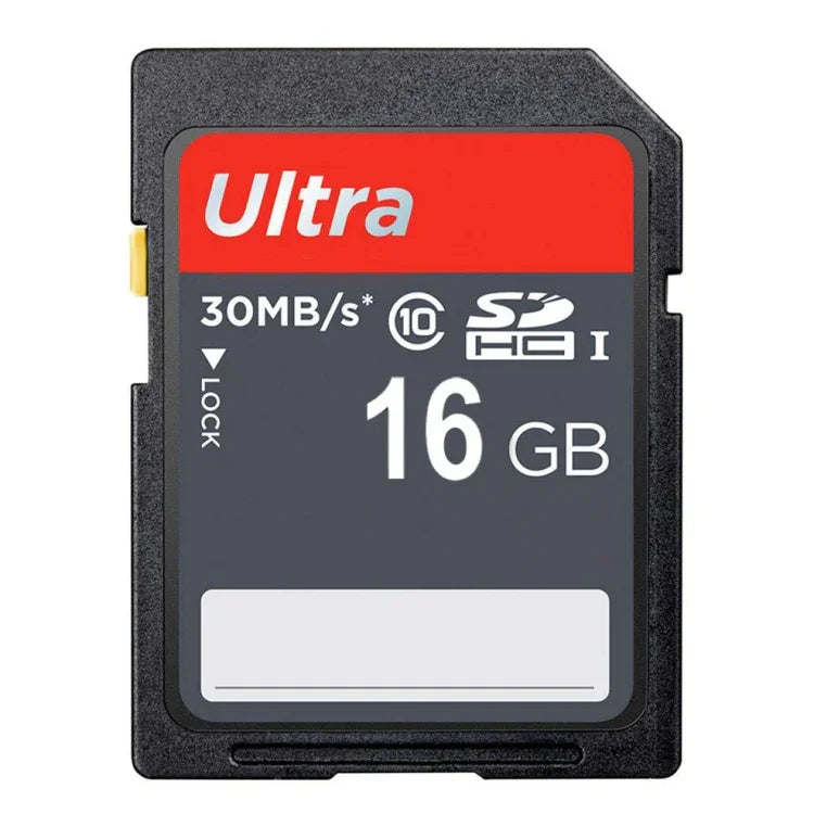 Carte mémoire SDHC 16 Go ultra haute vitesse classe 10 pour appareil photo (capacité réelle à 100 %), 16 Go