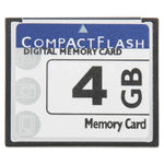 Carte mémoire numérique Compact Flash (capacité réelle à 100 %), 1 Go, 2 Go, 4 Go