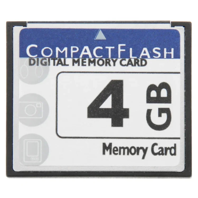 Carte mémoire numérique Compact Flash (capacité réelle à 100 %), 1 Go, 2 Go, 4 Go