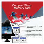 Carte mémoire numérique Compact Flash (capacité réelle à 100 %), 1 Go, 2 Go, 4 Go