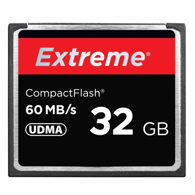 Carte Compact Flash Extreme 32 Go, vitesse de lecture 400 fois supérieure, jusqu'à 60 Mo/s (100 % de la capacité réelle), 32 Go